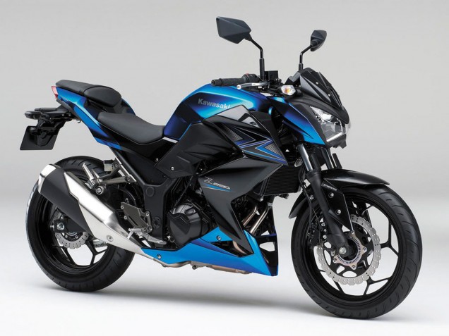 Discount 2015-2016 Blue Matte Black Kawasaki Z250/Z300 Motorcycle Fairings Canada