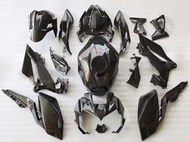 Discount 2018-2024 Black Carbon Fiber Kawasaki Z400 Motorcycle Fairings Canada
