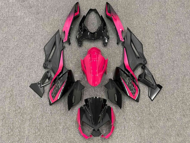Discount 2018-2024 Matte Black Bright Pink Kawasaki Z400 Motorcycle Fairings Canada