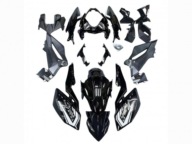 Discount 2018-2024 Glossy Black Kawasaki Z400 Motorcycle Fairings Canada