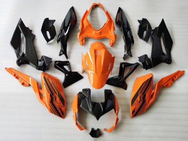 Discount 2018-2024 Orange Glossy Black Kawasaki Z400 Motorcycle Fairings Canada