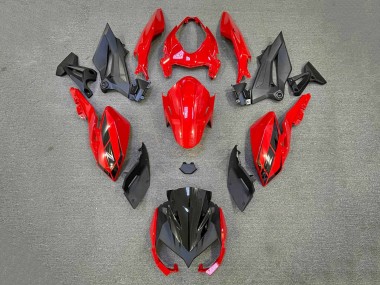 Discount 2018-2024 Red Matte Black Kawasaki Z400 Motorcycle Fairings Canada
