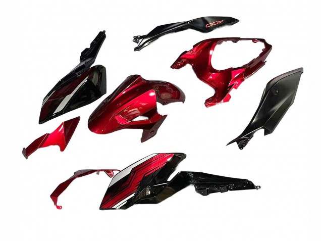 Discount 2018-2024 Candy Red Glossy Black Kawasaki Z400 Motorcycle Fairings Canada
