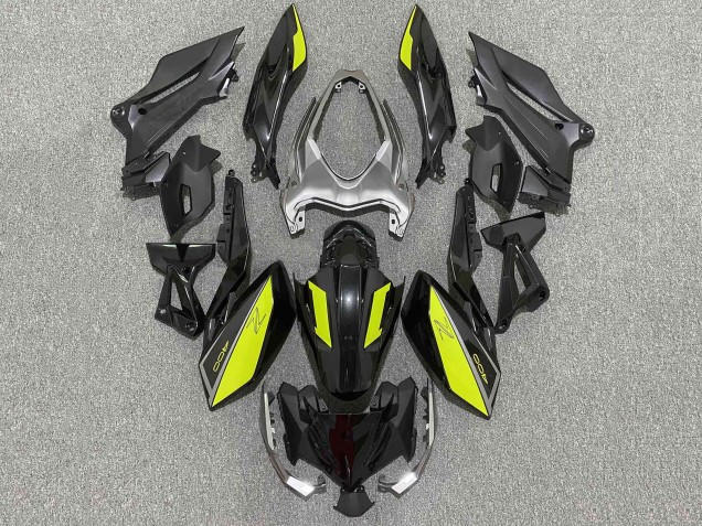 Discount 2018-2024 Matte Black Yellow Kawasaki Z400 Motorcycle Fairings Canada