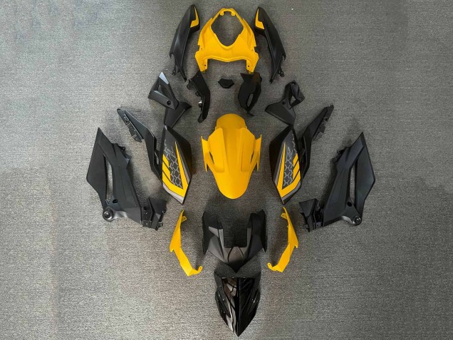 Discount 2018-2024 Yellow Black Kawasaki Z400 Motorcycle Fairings Canada