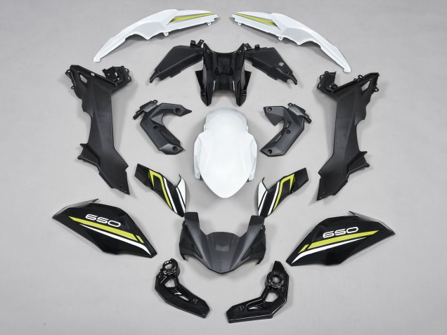 Discount 2017-2019 Black White Yellow Kawasaki Ninja Z650 Motorcycle Fairings Canada