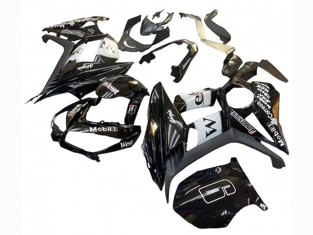 Discount 2010-2016 Glossy Black Gold White Mobil West Kawasaki Z1000SX Motorcycle Fairings Canada