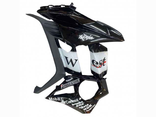 Discount 2010-2016 Glossy Black Gold White Mobil West Kawasaki Z1000SX Motorcycle Fairings Canada