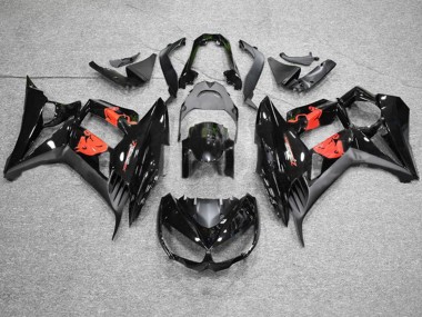 Discount 2010-2016 Glossy Black Matte Black Red Bull Kawasaki Z1000SX Motorcycle Fairings Canada