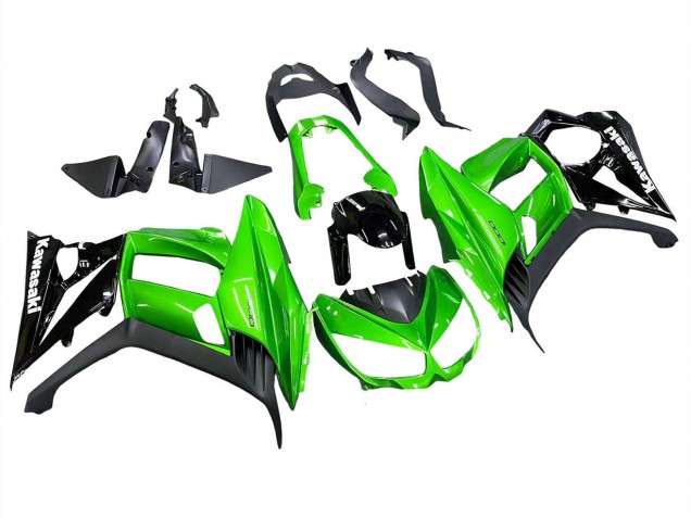 Discount 2010-2016 Glossy Black Matte Black Green Kawasaki Z1000SX Motorcycle Fairings Canada