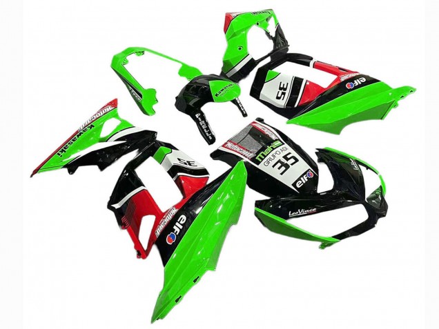Discount 2010-2016 Green Red Glossy Black Elf 35 Kawasaki Z1000SX Motorcycle Fairings Canada
