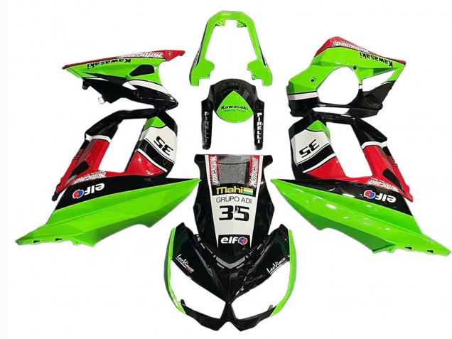 Discount 2010-2016 Green Red Glossy Black Elf 35 Kawasaki Z1000SX Motorcycle Fairings Canada