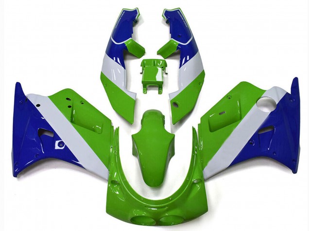 Discount 1989-1990 Green White Blue Kawasaki ZXR250 Motorcycle Fairings Canada