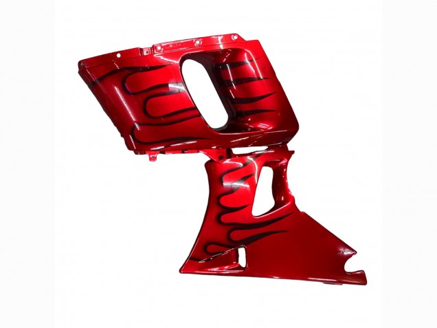 Discount 1993-2007 Red Black Flame Kawasaki ZZR400 Motorcycle Fairings Canada