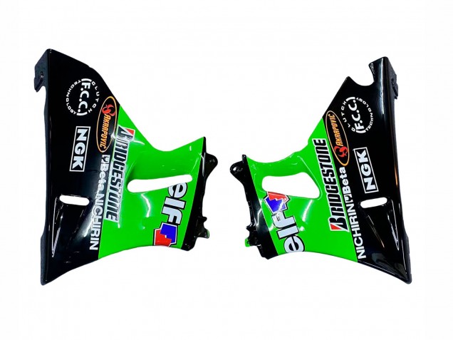 Discount 1993-2007 Green Glossy Black Green Monster Elf Touch4 Bridgestone Kawasaki ZZR400 Motorcycle Fairings Canada