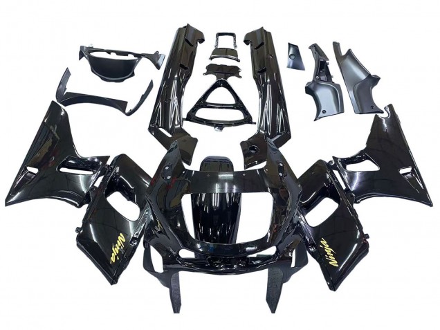 Discount 1993-2007 Glossy Black Gold Ninja Kawasaki ZZR400 Motorcycle Fairings Canada