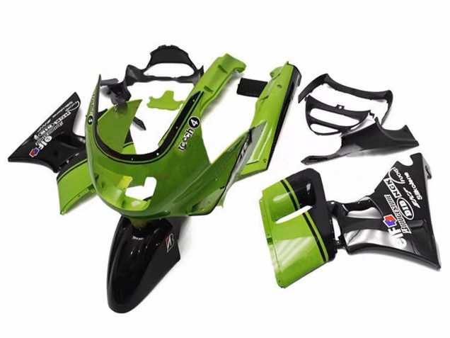 Discount 1993-2007 Green Glossy Black Elf Touch4 Bridgestone Kawasaki ZZR400 Motorcycle Fairings Canada