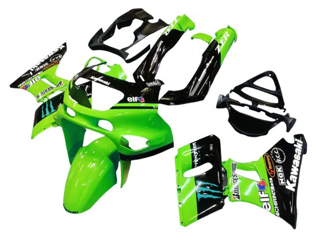 Discount 1998-2003 Green Glossy Black Blue Monster Elf Touch4 Bridgestone Kawasaki ZZR600 Motorcycle Fairings Canada
