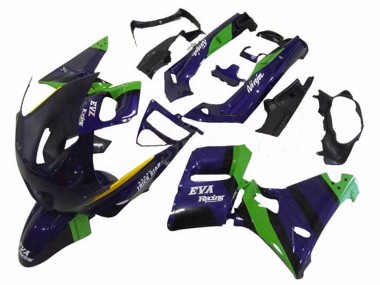 Discount 1993-2007 Green Dark Blue Purple Trick Star Eva Racing Kawasaki ZZR400 Motorcycle Fairings Canada