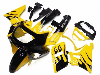 Discount 1993-2007 Yellow Black Flame Kawasaki ZZR400 Motorcycle Fairings Canada