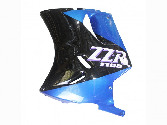 Discount 1990-1992 Blue Glossy Black Kawasaki ZZR1100 Motorcycle Fairings Canada