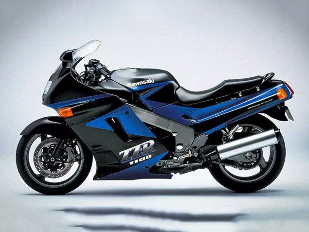 Discount 1990-1992 Blue Glossy Black Kawasaki ZZR1100 Motorcycle Fairings Canada