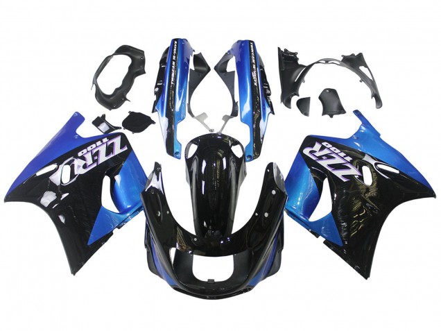 Discount 1990-1992 Blue Glossy Black Kawasaki ZZR1100 Motorcycle Fairings Canada