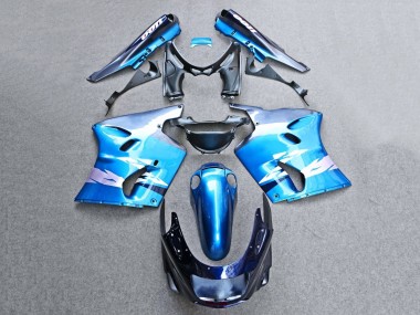 Discount 1993-2003 Glossy Blue Grey Kawasaki ZZR1100 Motorcycle Fairings Canada