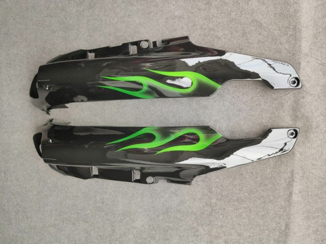 Discount 1993-2003 Glossy Black Green Flame Kawasaki ZZR1100 Motorcycle Fairings Canada