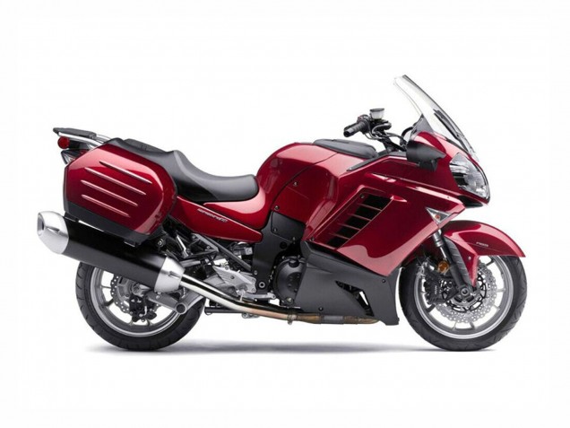 Discount 2007-2009 Burgundy Black Kawasaki GTR1400/ZG1400 Motorcycle Fairings Canada