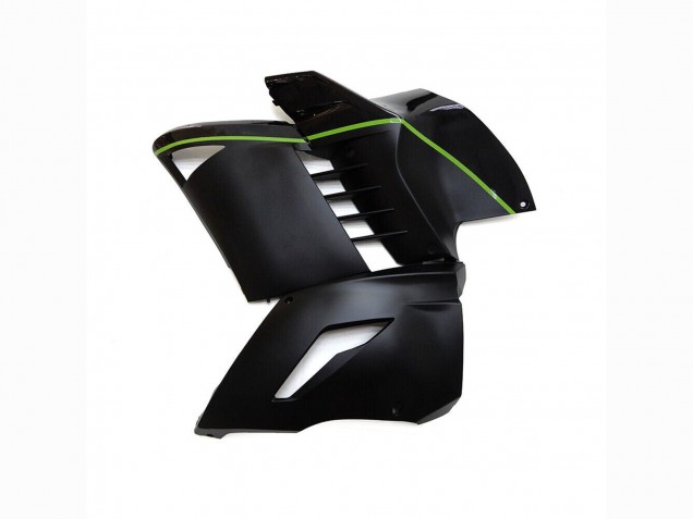 Discount 2007-2009 Matter Black Green Lines Kawasaki GTR1400/ZG1400 Motorcycle Fairings Canada