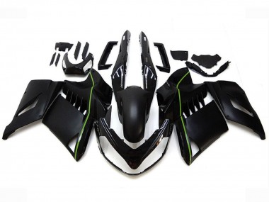 Discount 2007-2009 Matter Black Green Lines Kawasaki GTR1400/ZG1400 Motorcycle Fairings Canada