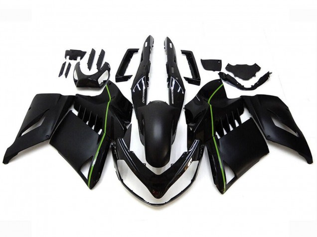 Discount 2007-2009 Matter Black Green Lines Kawasaki GTR1400/ZG1400 Motorcycle Fairings Canada