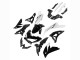 Discount 2022-2025 Glossy Black White Kawasaki Versys 650 Motorcycle Fairings Canada