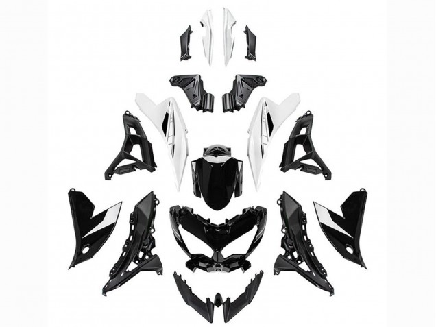 Discount 2022-2025 Glossy Black White Kawasaki Versys 650 Motorcycle Fairings Canada