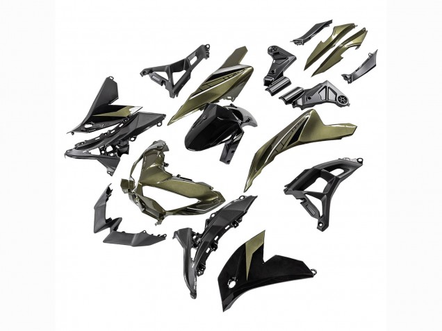 Discount 2022-2025 Dark Green Black Kawasaki Versys 650 Motorcycle Fairings Canada
