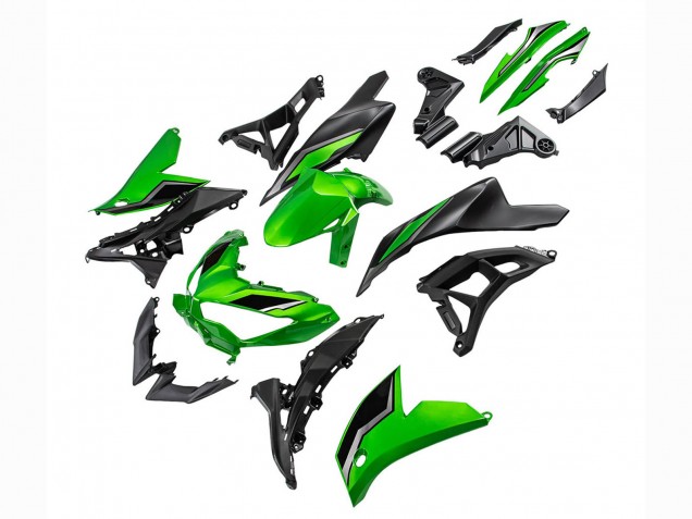 Discount 2022-2025 Green Glossy Black Kawasaki Versys 650 Motorcycle Fairings Canada