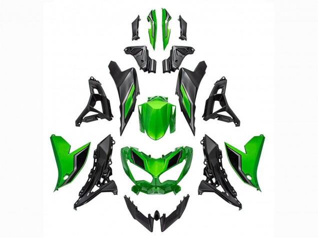 Discount 2022-2025 Green Glossy Black Kawasaki Versys 650 Motorcycle Fairings Canada