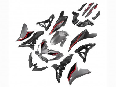 Discount 2022-2025 Grey Red Black Kawasaki Versys 650 Motorcycle Fairings Canada