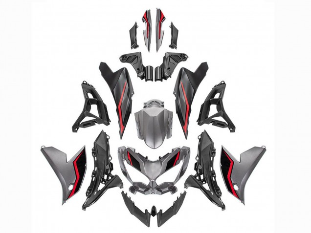 Discount 2022-2025 Grey Red Black Kawasaki Versys 650 Motorcycle Fairings Canada