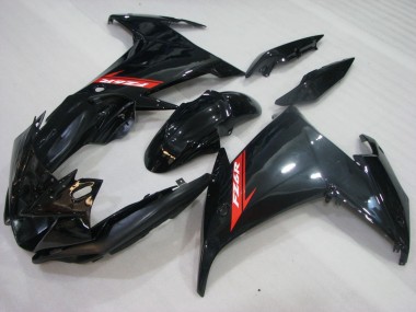 Discount 2009-2015 Glossy Black Red Yamaha FZ6R Motorcycle Fairings Canada