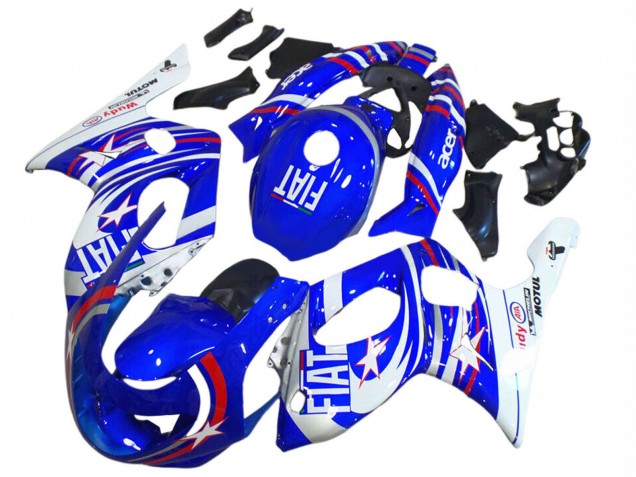 Discount 1996-2007 Blue White Silver Red Fiat Motul Yamaha YZF600R Thundercat Motorcycle Fairings Canada