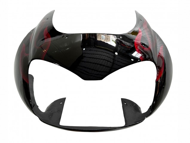 Discount 1997-2007 Black with Red Flame Yamaha YZF 1000R Thunderace Motorcycle Fairing Kits Canada