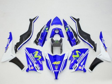 Discount 2012-2014 Blue Black White ENEOS MoviStar Yamalube 46 Yamaha TMAX530 Motorcycle Fairings Canada