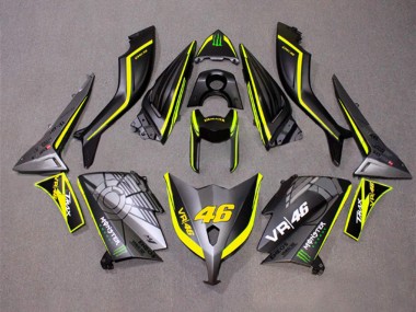 Discount 2012-2014 Matte Grey Yellow Monster 46 Yamaha TMAX530 Motorcycle Fairings Canada