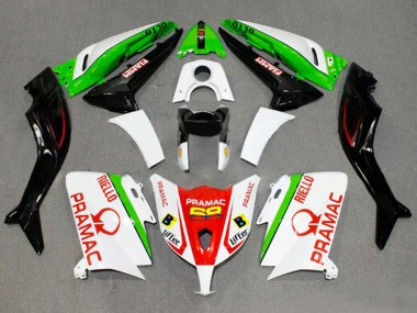 Discount 2012-2014 White Red Green Pramac Fiamm Yamaha TMAX530 Motorcycle Fairings Canada
