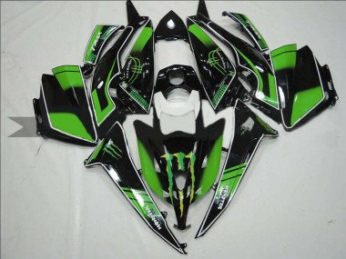 Discount 2012-2014 Glossy Black Green Monster Yamaha TMAX530 Motorcycle Fairings Canada