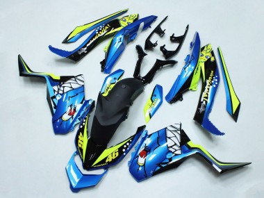 Discount 2017-2021 Blue Yellow Black Shark 46 Yamaha XMAX300 Motorcycle Fairings Canada