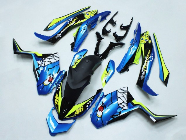 Discount 2017-2021 Blue Yellow Black Shark 46 Yamaha XMAX300 Motorcycle Fairings Canada