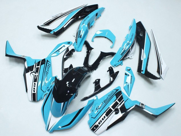 Discount 2017-2021 Sky Blue Glossy Black Yamaha XMAX300 Motorcycle Fairings Canada